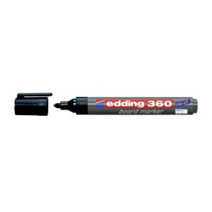Marker za bijelu ploču 1,5-3mm Edding 360 crni