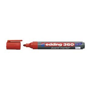 Marker za bijelu ploču 1,5-3mm Edding 360 crveni