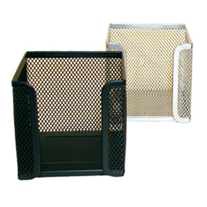 Blok kocka žica 9,5x9,5x9,5cm LD01-498 Fornax crna