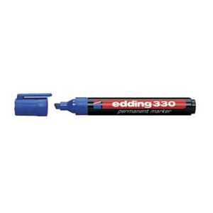 Marker permanentni 1-5mm klinasti vrh Edding 330 plavi