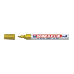 Marker industrijski lakirajući 2-4mm Edding 8750 žuti