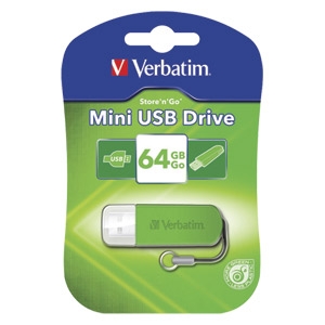 Memorija USB 64GB Store\'n\'Go mini Verbatim 49834 zelena